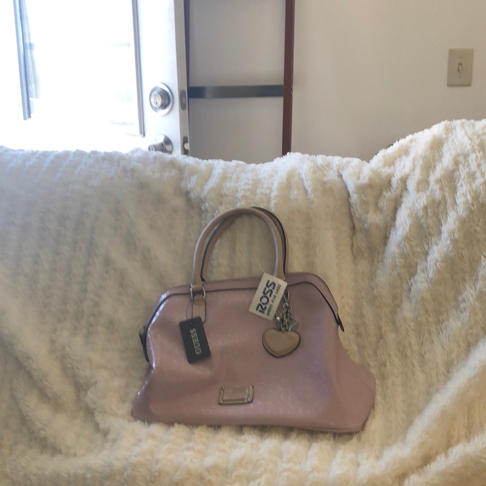 NWT pink Guess purse